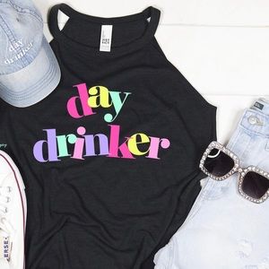 Super fun day drinker graphic tank - Medium